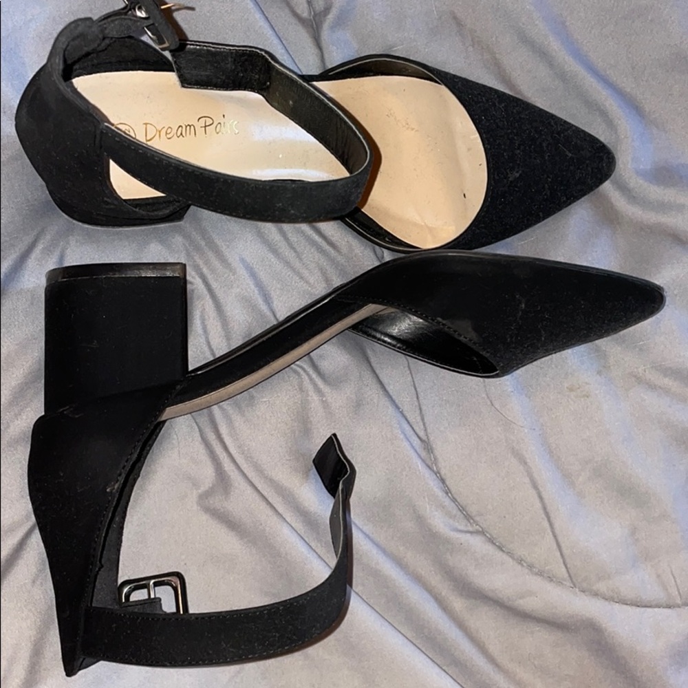 DREAM PAIRS Low Heel Pumps - Black - 9.5